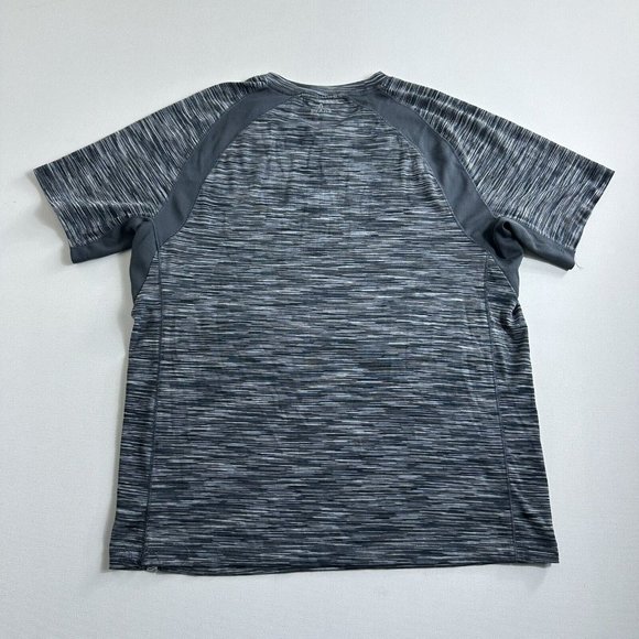 Prana T-Shirt Mens Size Large Heathered Gray Breathable Active Training Run Andy - Picture 2 of 9